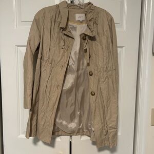 LOFT Women's Beige Trench Coat